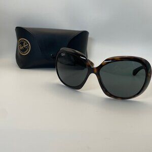 Ray Ban Jackie Ohh II Sunglasses with Case Brown Havana RB4098